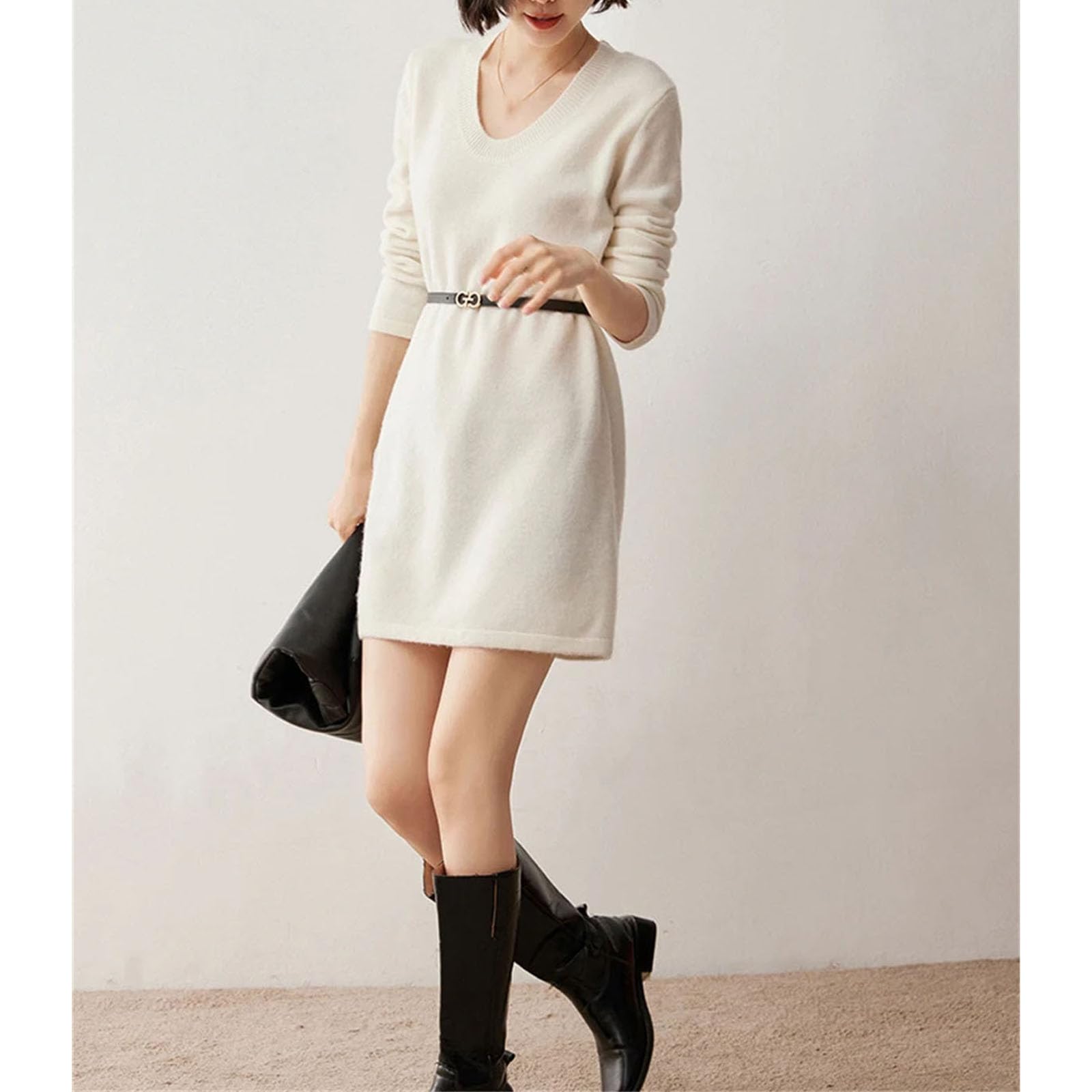 100% Cashmere Sweater Dress