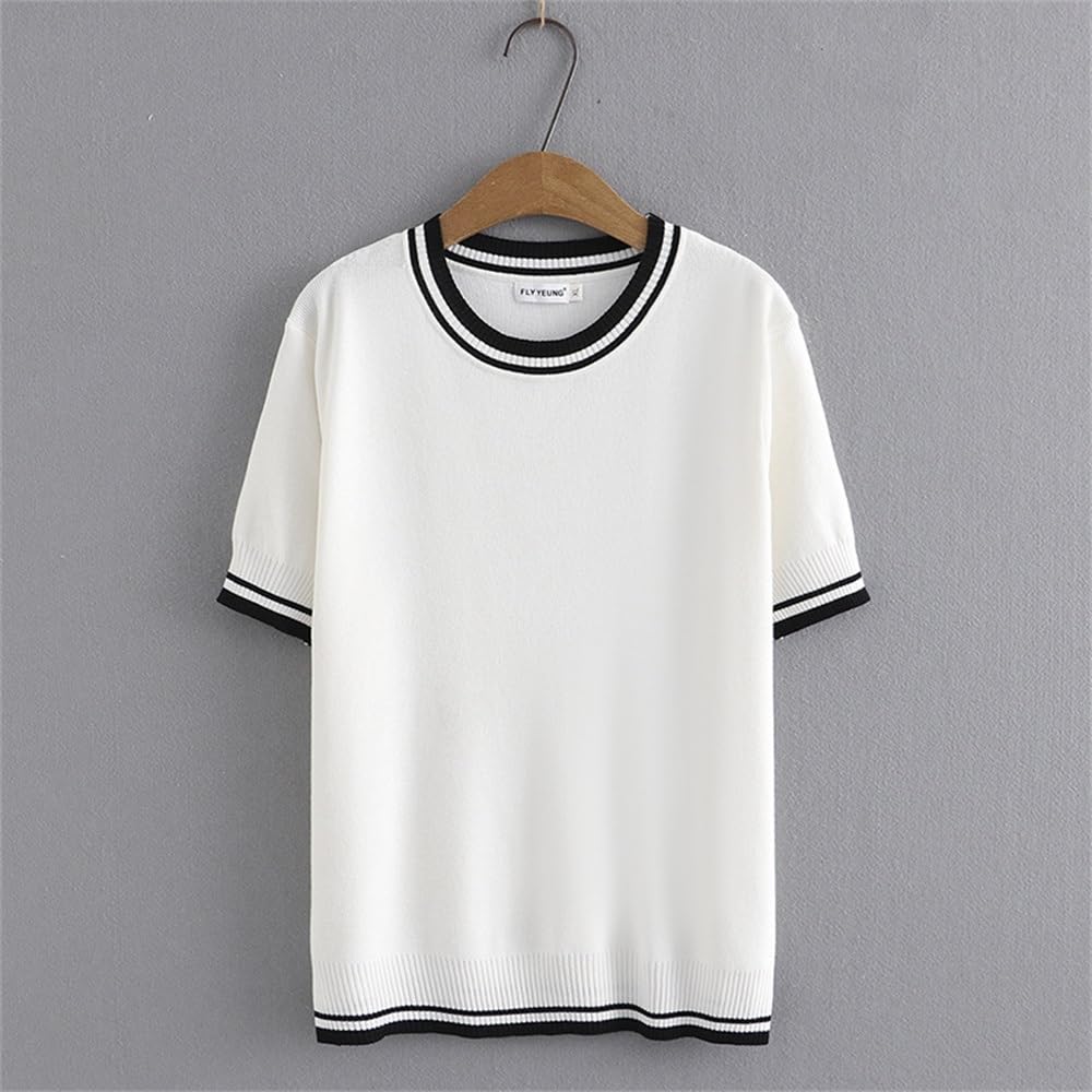 Striped Ice Knit Tee