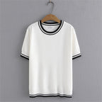 Striped Ice Knit Tee