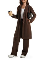 Cardigan & Wide Leg Pants Set