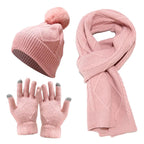 Winter Hat, Scarf & Gloves Set
