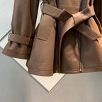 Leather Trench Coat