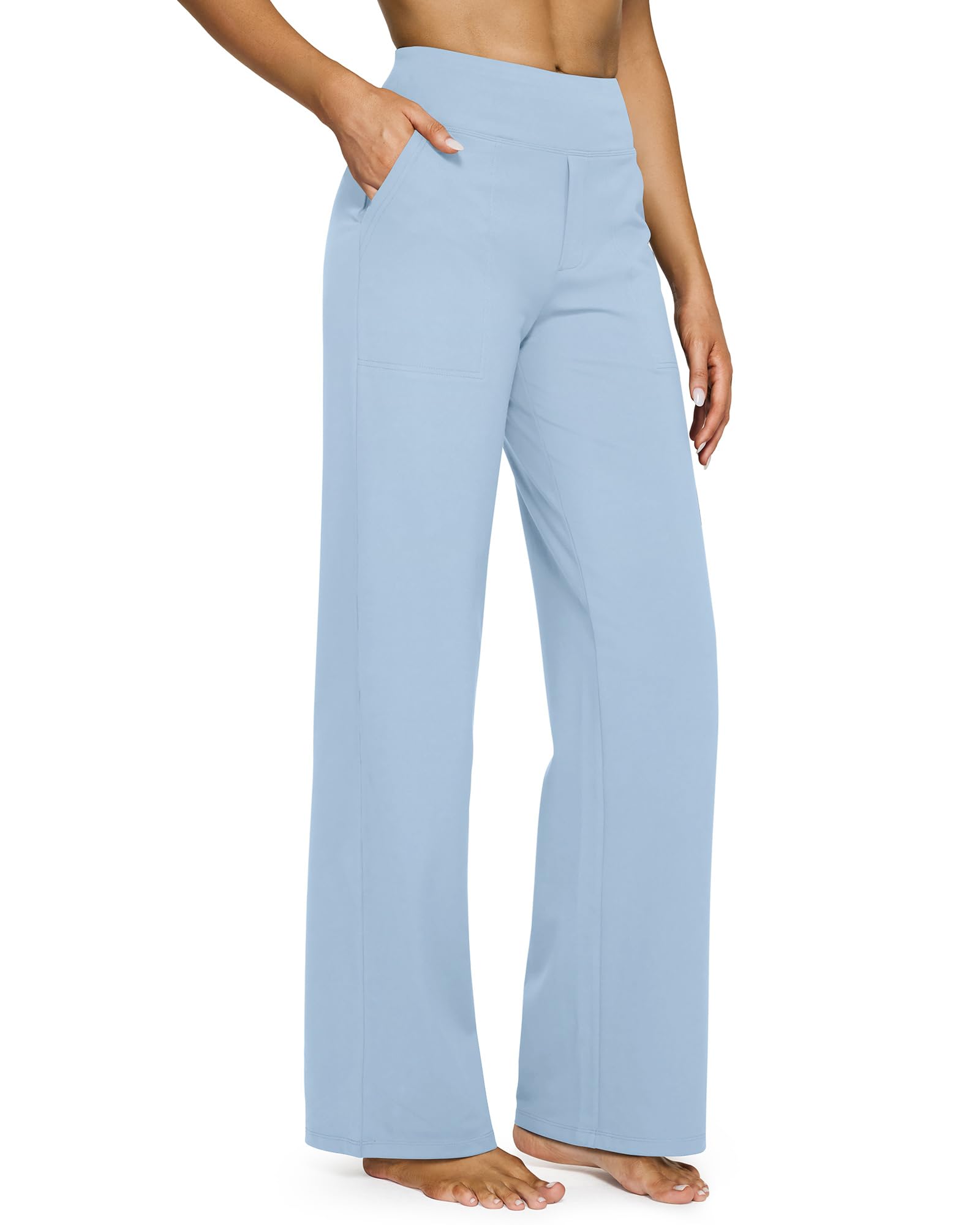 High-Waist Wide Leg Yoga Pants