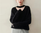 100% Cashmere V-Neck Pullover