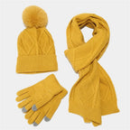 Winter Hat, Scarf & Gloves Set