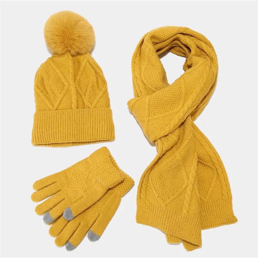 Winter Hat, Scarf & Gloves Set