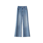 Wide Leg Straight Jeans