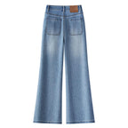 Wide Leg Straight Jeans
