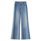 Wide Leg Straight Jeans