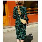 French Silk Midi Dress