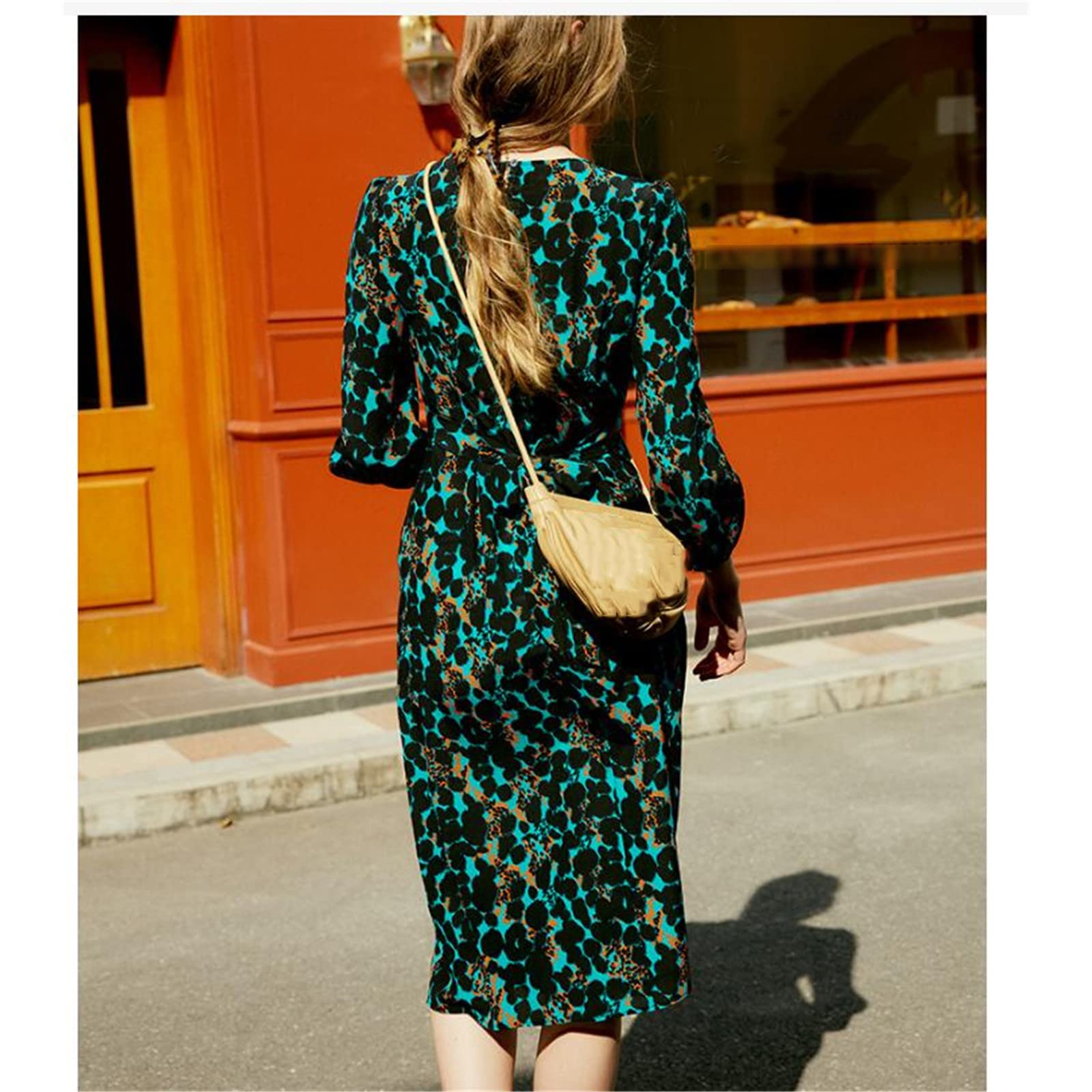 French Silk Midi Dress