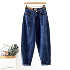 High-Waist Baggy Jeans