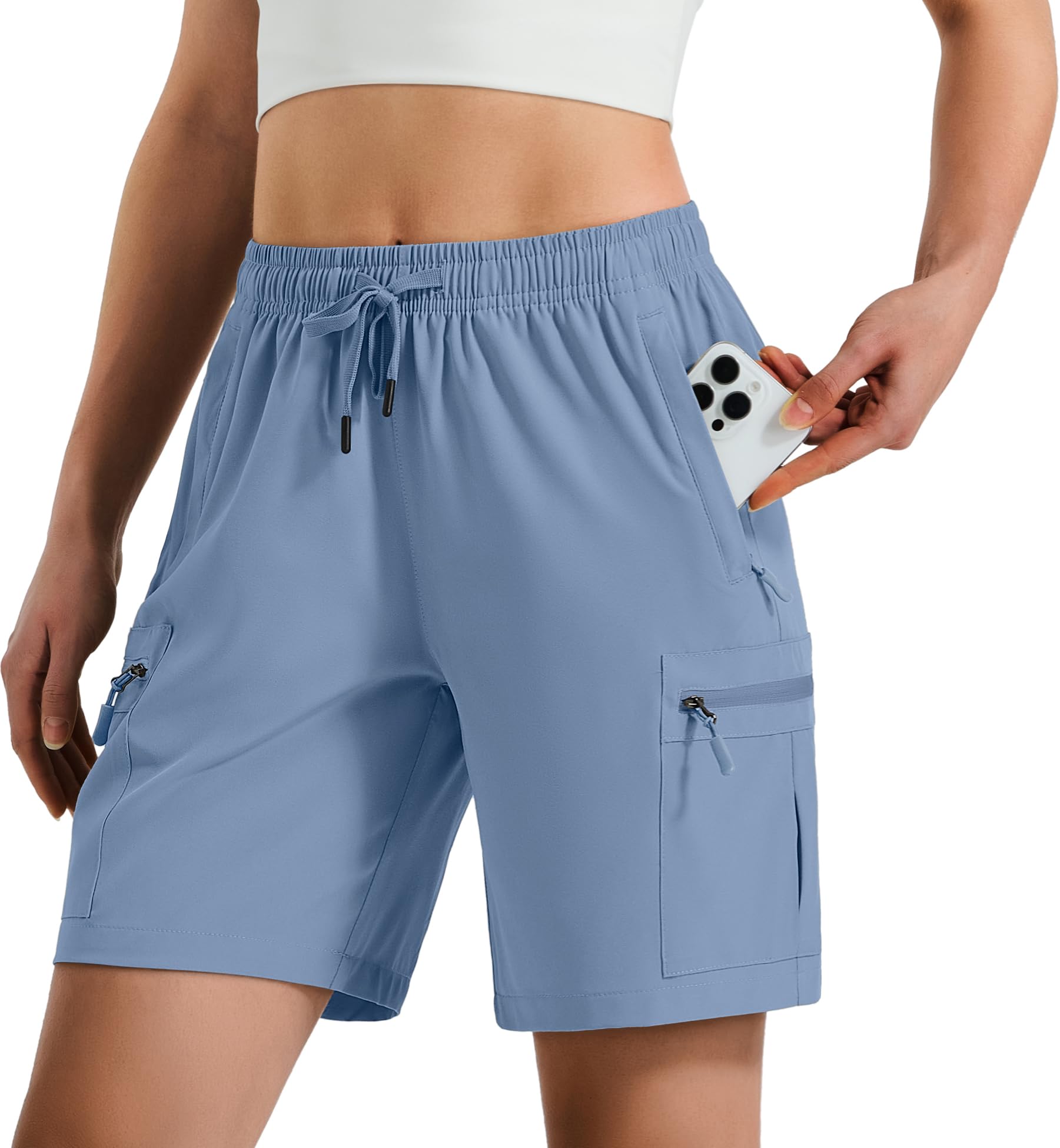 Quick-Dry Cargo Shorts