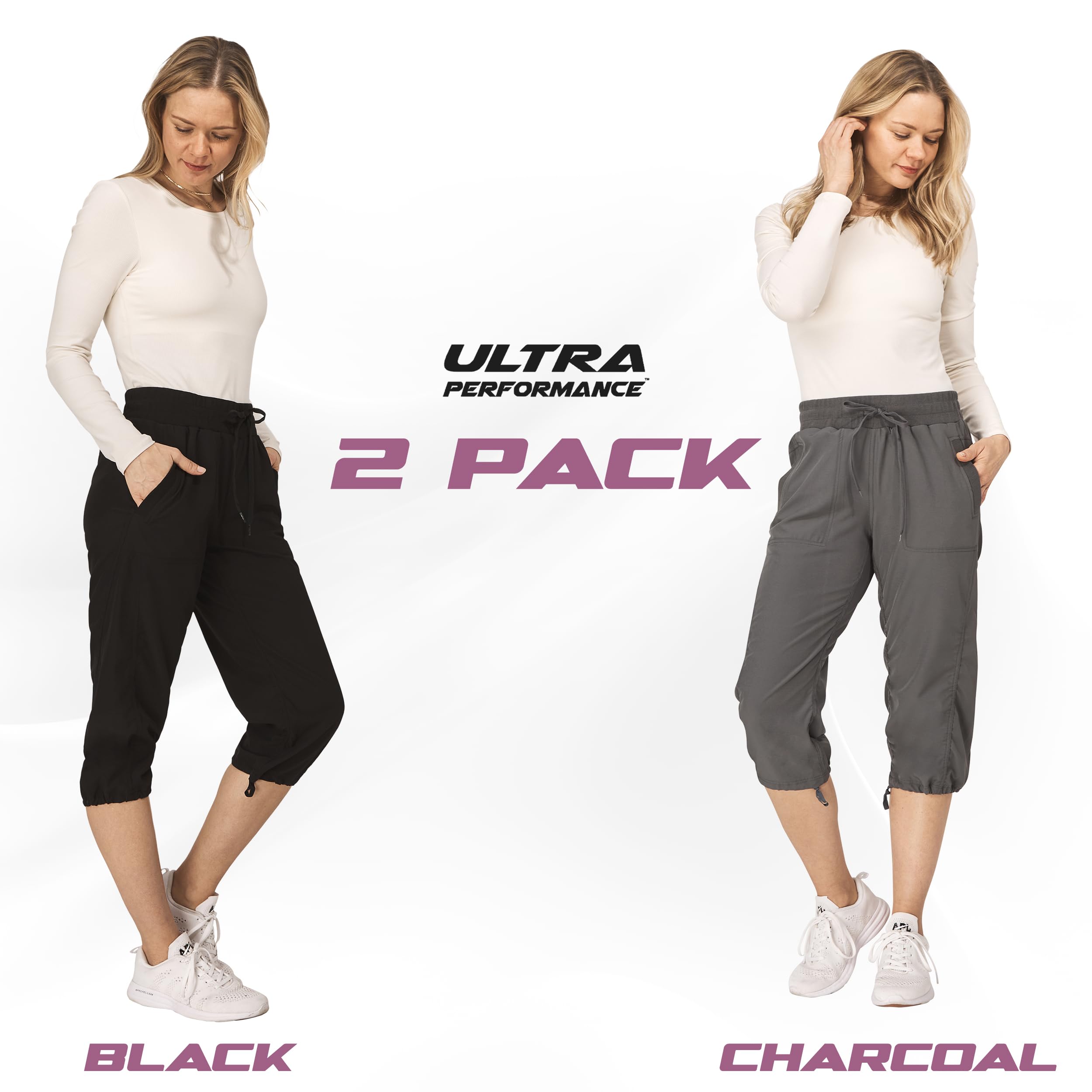 Women's Performance Capri Pants (2-Pack)