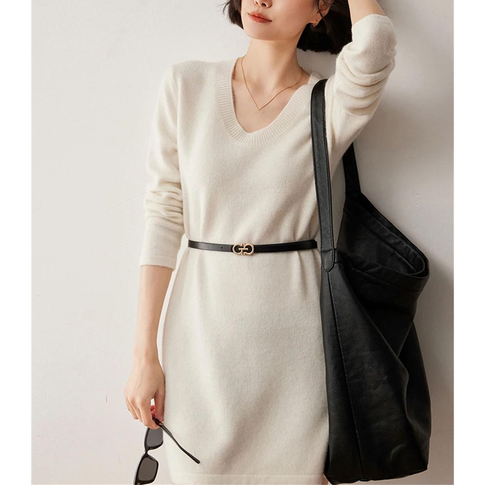 100% Cashmere Sweater Dress