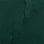 Hollow V-Neck Ice Silk Tee