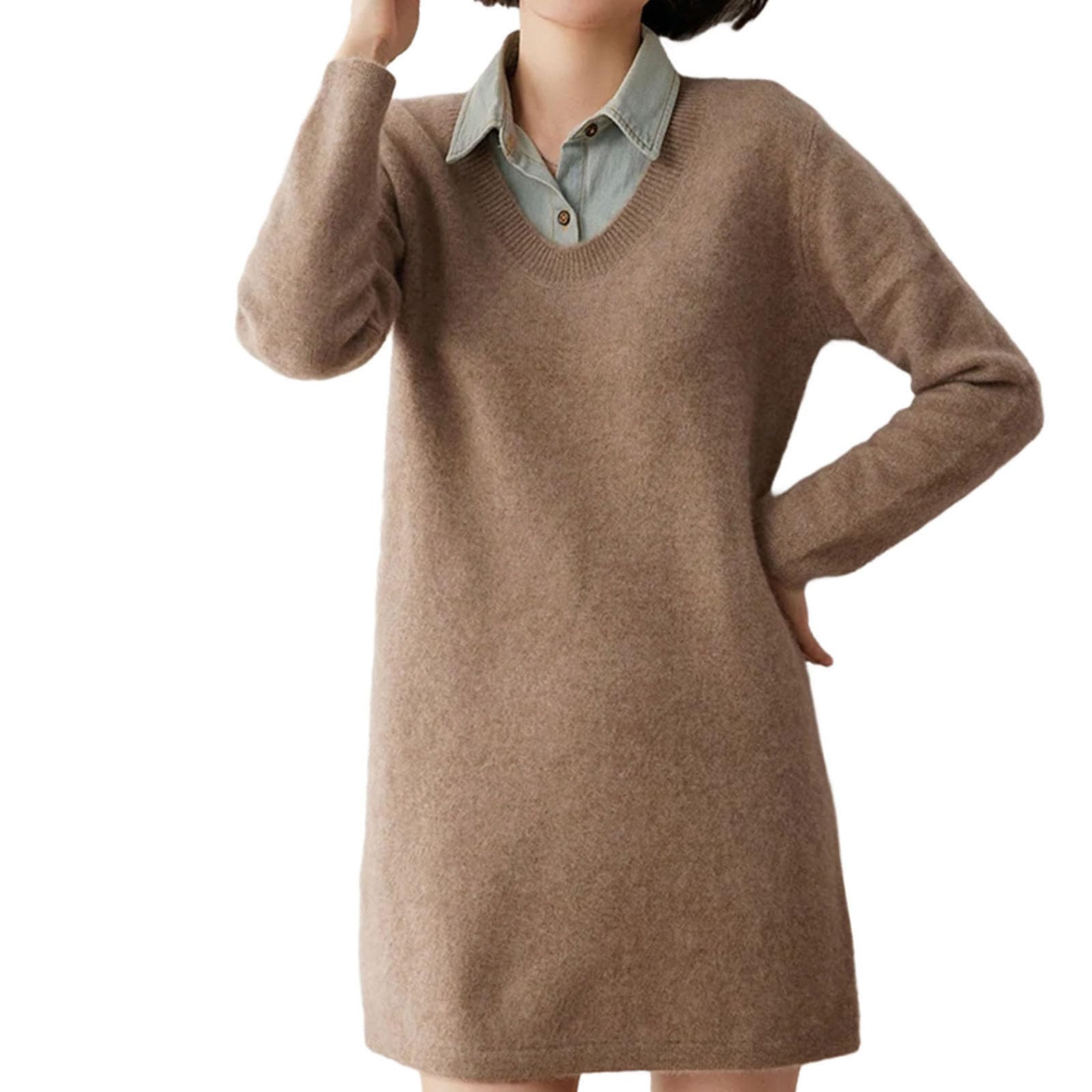 100% Cashmere Sweater Dress
