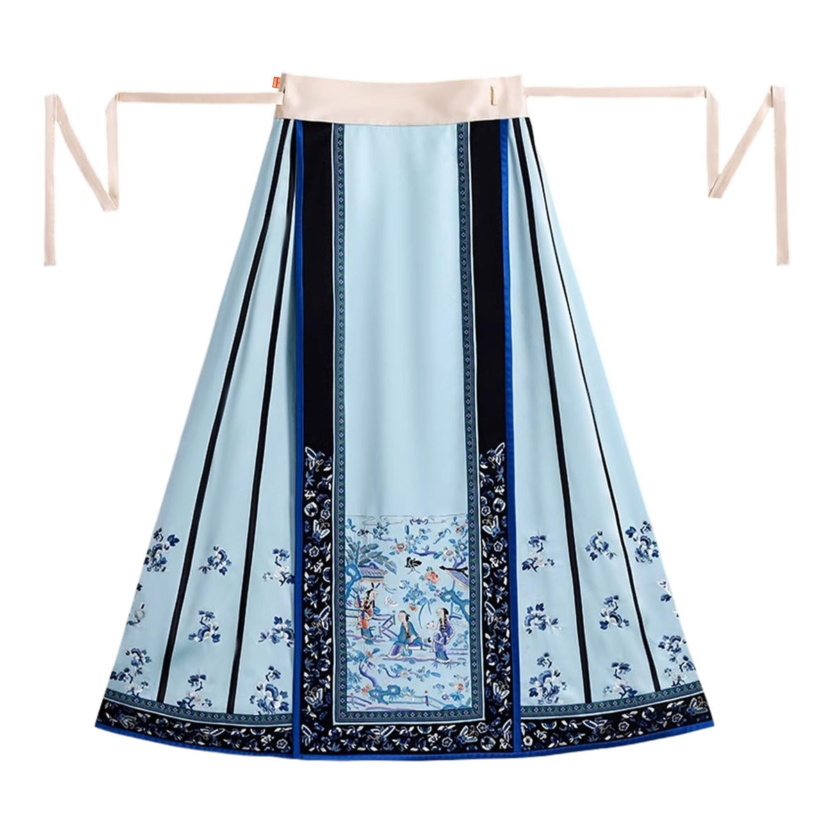 Embroidered Horse-Face Skirt