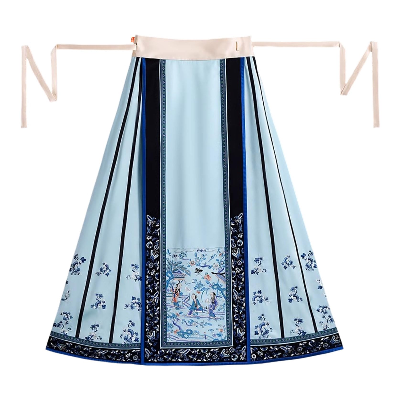 Embroidered Horse-Face Skirt