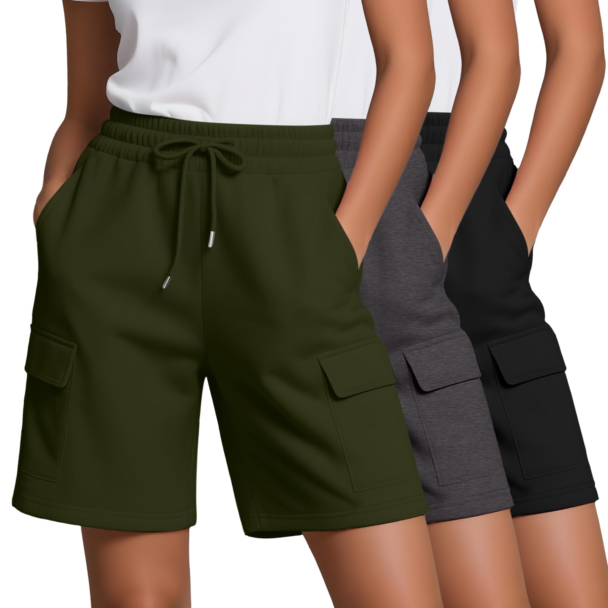 Bermuda Cargo Shorts (3-Pack)
