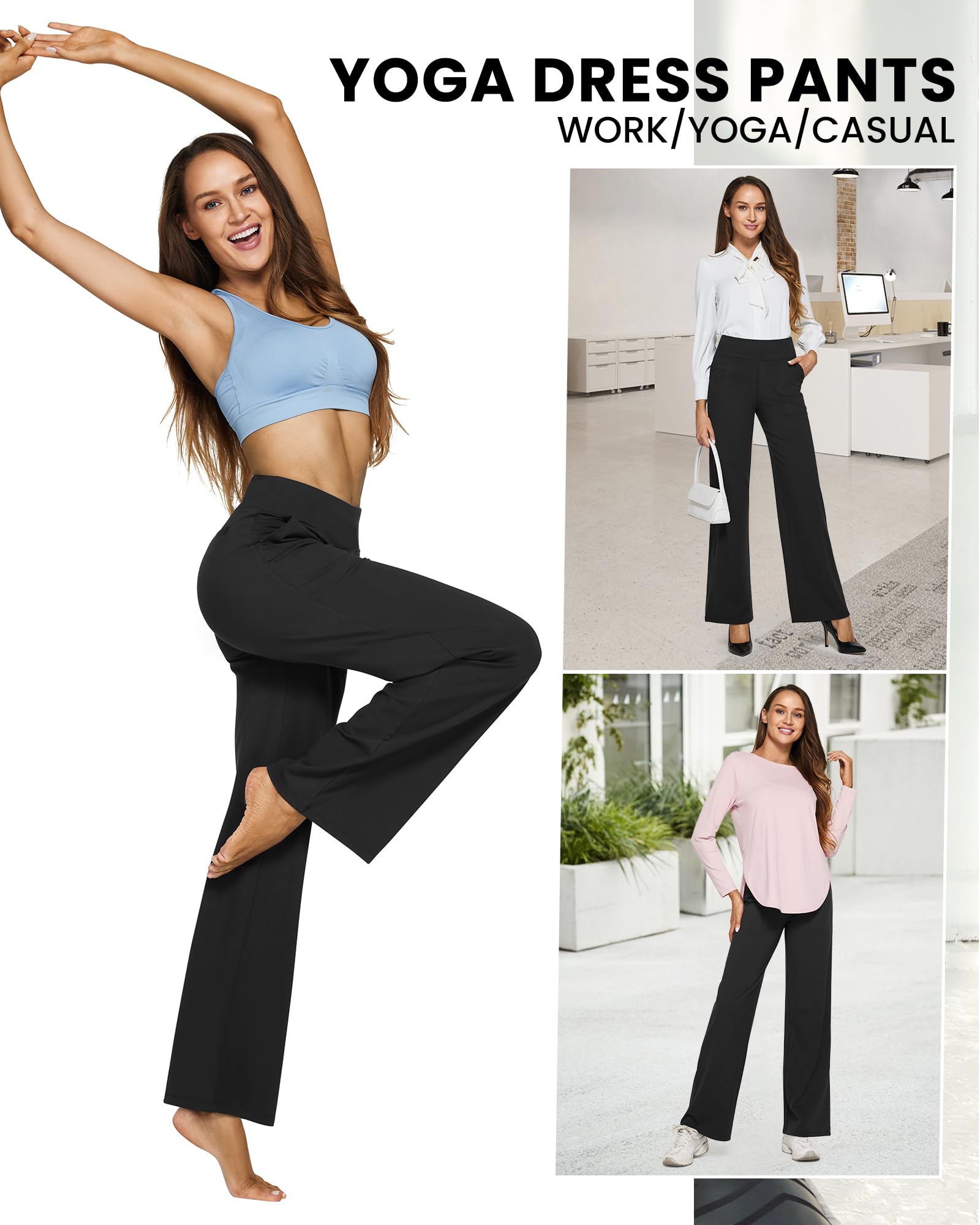 High-Waist Wide Leg Yoga Pants
