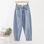 High-Waist Baggy Jeans