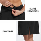 Knee-Length Golf Skort