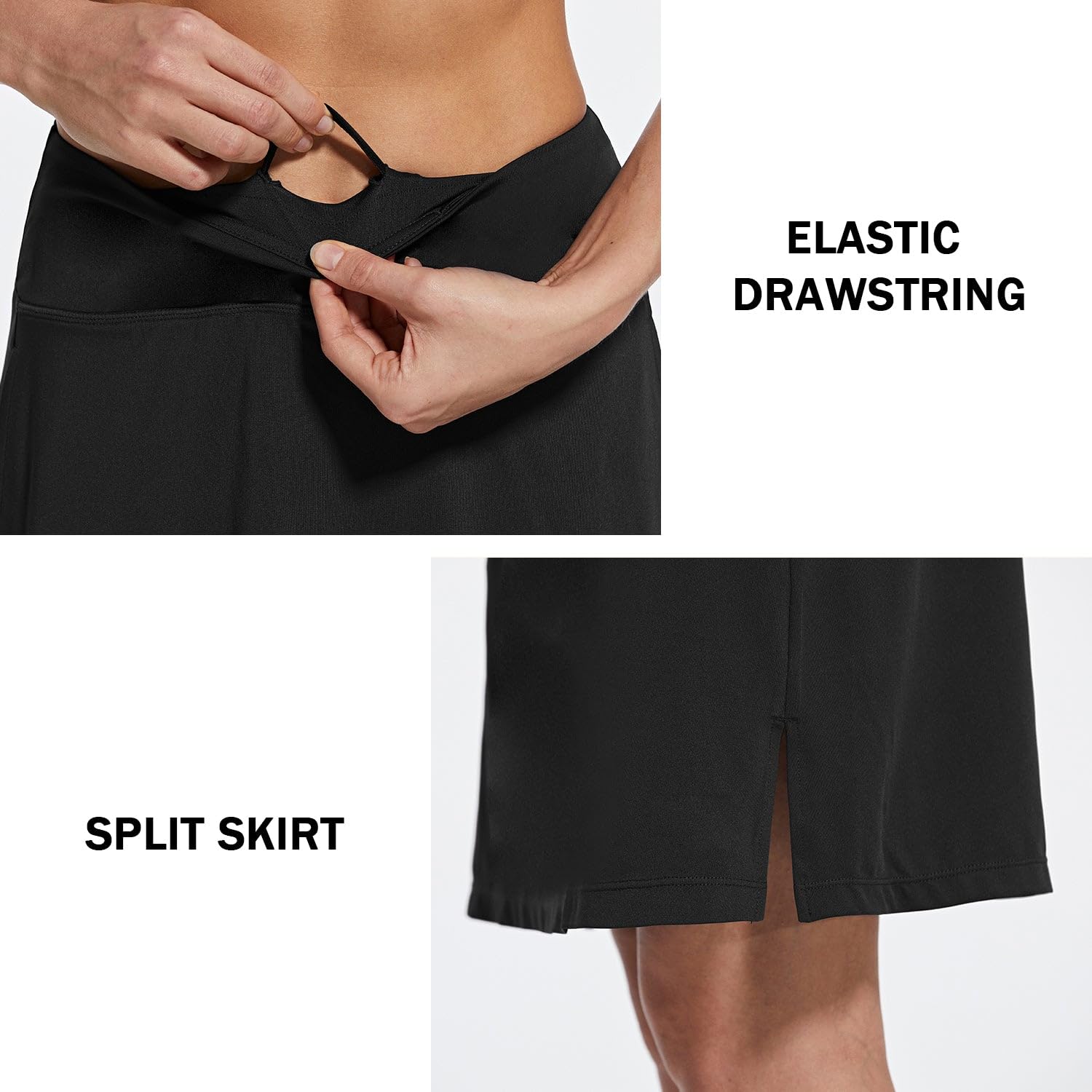 Knee-Length Golf Skort