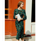 French Silk Midi Dress