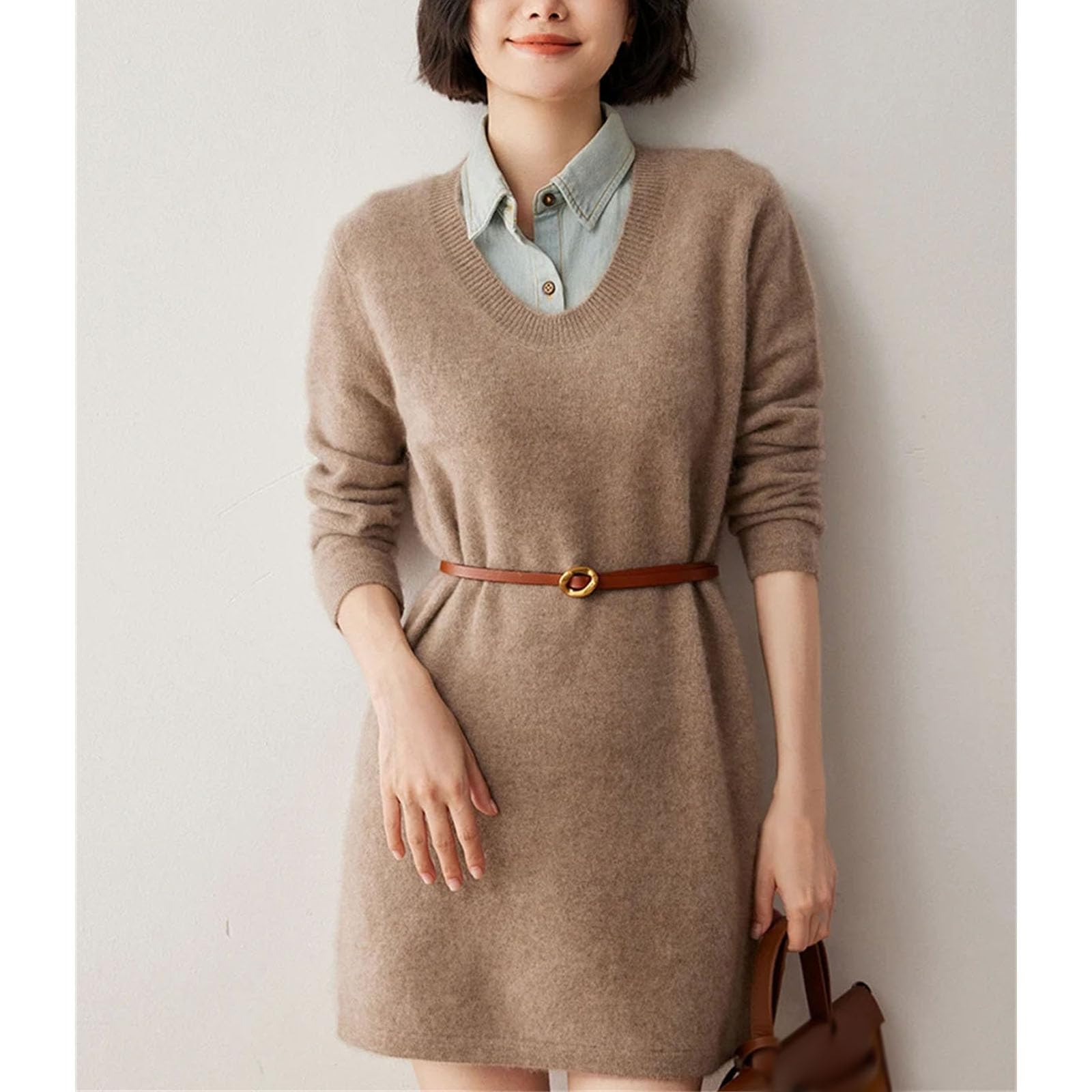 100% Cashmere Sweater Dress