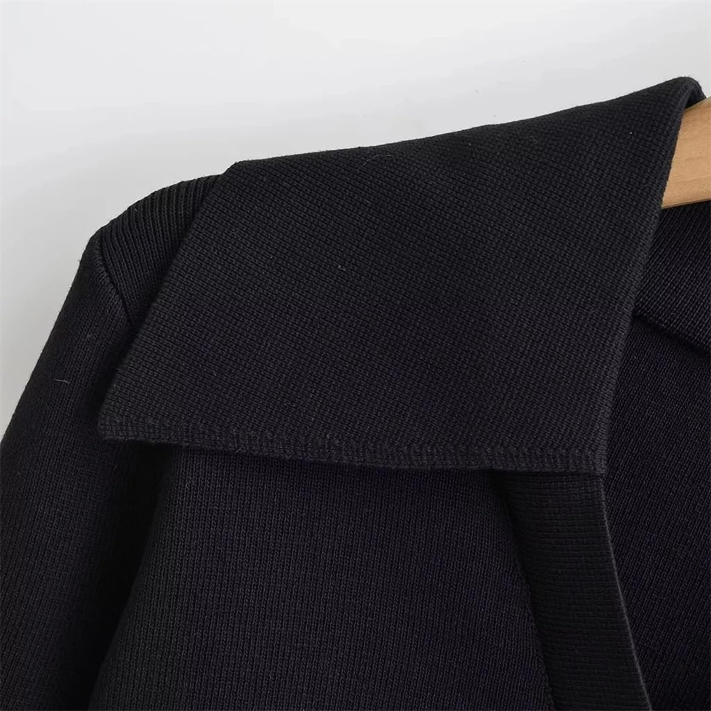 Knit Lapel Sweater