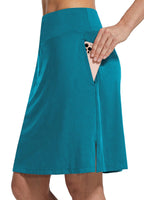 Knee-Length Golf Skort