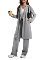 Cardigan & Wide Leg Pants Set