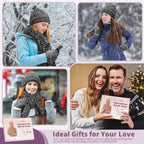 Winter Beanie, Scarf & Gloves Set