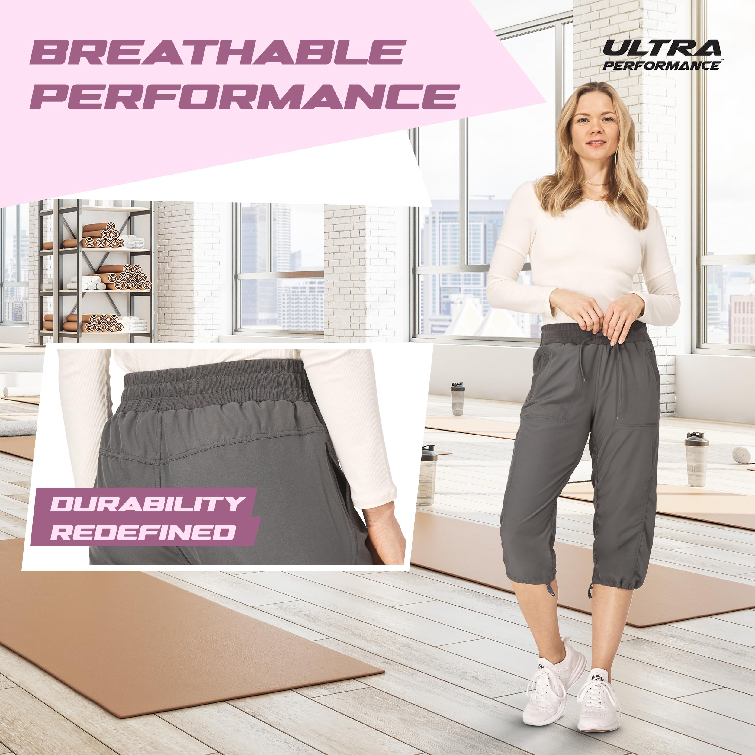 Women's Performance Capri Pants (2-Pack)