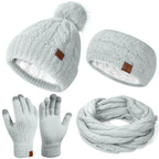 Winter Beanie, Scarf & Gloves Set