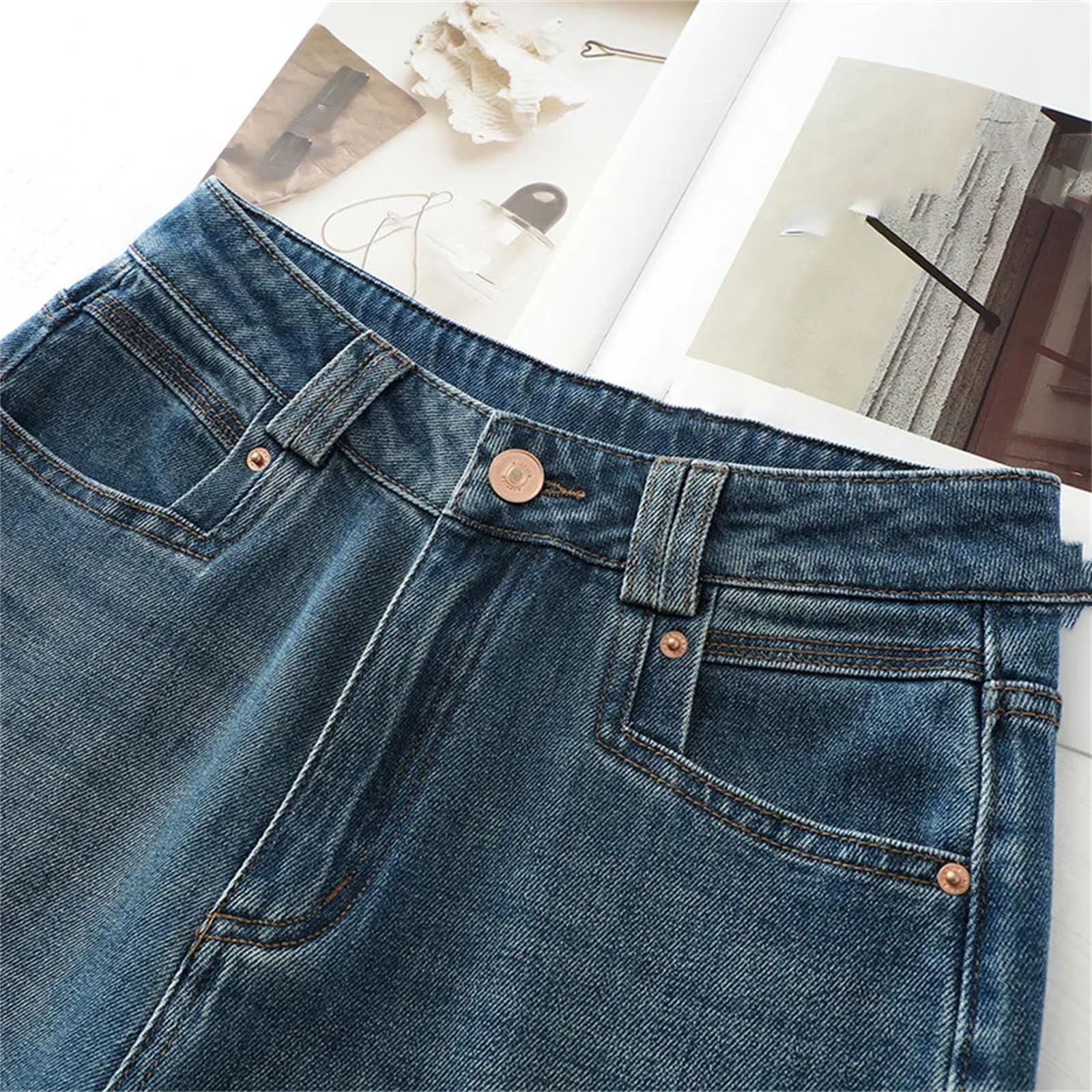 Straight Leg Jeans
