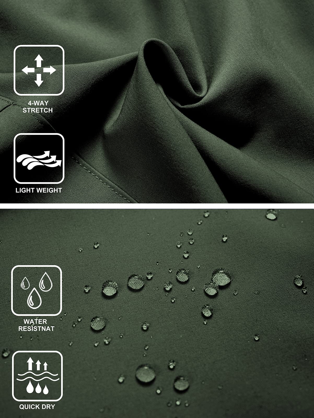 Quick-Dry Cargo Shorts