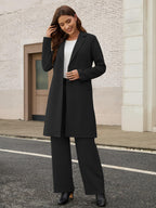 Cardigan & Wide Leg Pants Set