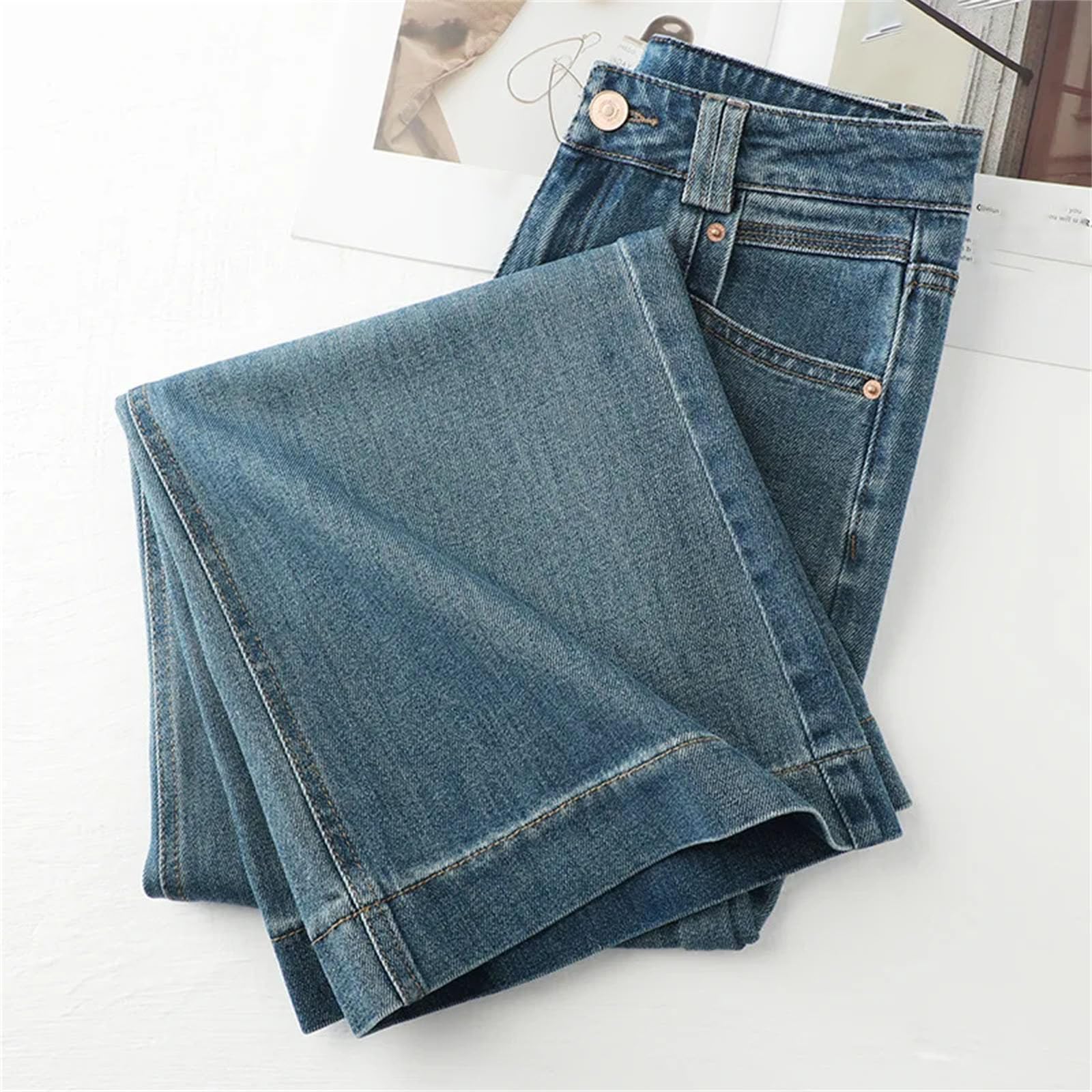 Straight Leg Jeans